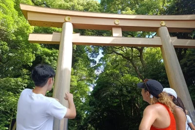 Explore a floresta do meiji shrine em tóquio, participe de rituais xintoístas com guia local e descubra o significado das tradições milenares. grupos pequenos e experiências inesquecíveis.