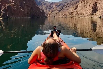 Feel the rush of a grand canyon helicopter flight, then float or paddle the colorado river with a local guide. includes las vegas hotel pickup and all fees.