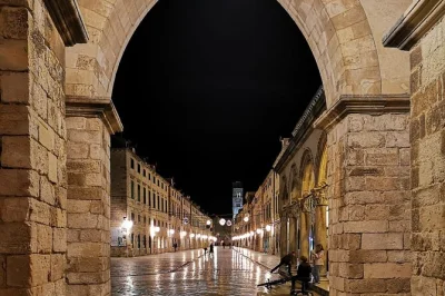 Step into dubrovnik’s old town after dark, stroll stradun, hear local legends with a guide, and skip the crowds. includes evening start and easy pace.