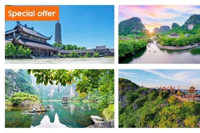 Descubre la tranquilidad de la antigua hoa lu, navega entre acantilados de piedra en trang an y sube a mua cave para ver el valle de tam coc. incluye recogida en hanoi y almuerzo local.