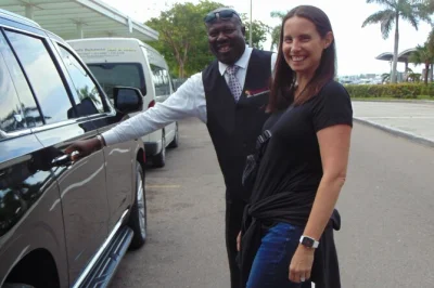 Land in nassau and skip the stress—private airport transfer with free grocery stop, flexible pickup, and local driver. includes car seats and bottled water.