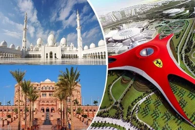 Feel the grandeur of abu dhabi on a day trip from dubai. marvel at sheikh zayed grand mosque, stroll the corniche, explore the louvre & relax with included pickup.