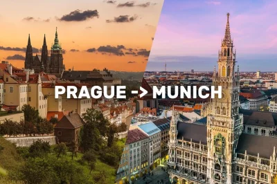 Swap a standard transfer for a prague to munich day trip with stops at karlštejn castle, pilsen’s beer museum, and regensburg’s unesco old town. includes pickup.