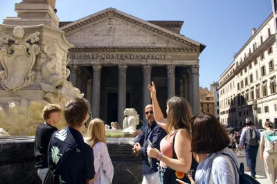 Feel the pulse of rome on a guided walking tour to trevi fountain, pantheon, and piazza navona. includes local guide and time for photos or a quick espresso.