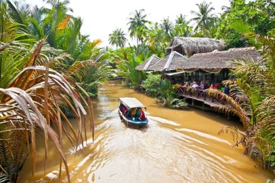 Erlebe geschichte in den cu chi tunneln, probiere lokale spezialitäten im mekong-delta und gleite durch schattige kanäle – alles an einem tag mit hoteltransfer und vietnamesischem mittagessen.