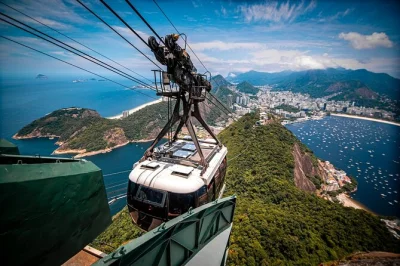 Siente la energía de río visitando el cristo redentor, subiendo al pan de azúcar, paseando por copacabana y disfrutando un almuerzo típico con guía y entradas incluidas.