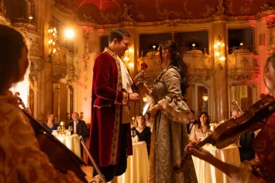 Disfruta en praga del concierto de mozart en el salón boccaccio con cantantes de ópera, trajes de época y una cena checo-austríaca de tres platos—incluye bebida de bienvenida.