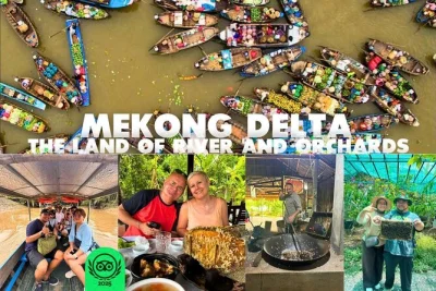 Erlebe das mekong-delta mit einer entspannten bootsfahrt, tuk tuk tour, radtour durch dörfer und frischen früchten. inkl. hoteltransfer, lokalem guide und mittagessen.