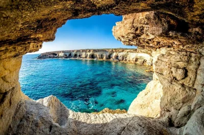 Feel the sun and salt air on a cape greco & ayia napa day trip—swim at blue lagoon, walk love bridge, explore sea caves, with local guide and pickup included.
