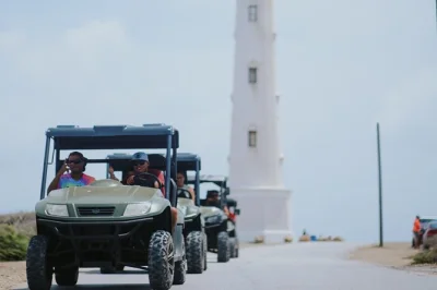 Feel the wind on aruba’s wild coast, explore gold mill ruins, and relax at arashi beach with a local guide—includes pickup, bottled water, and all gear.