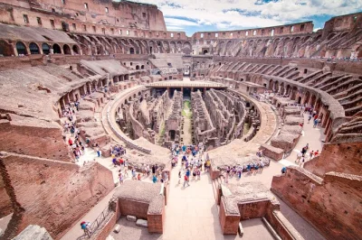 Feel the ancient stones of rome under your feet as you explore the colosseum, roman forum, and palatine hill with a local guide. includes entry tickets and audio headsets.