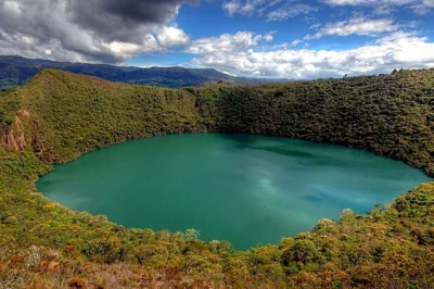 Feel the mist at guatavita lagoon, walk deep inside zipaquirá’s salt cathedral, and travel bogotá’s savannah with a local guide—includes transport and entry options.