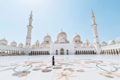 Feel the grandeur of abu dhabi with a day trip from dubai. visit sheikh zayed grand mosque, stroll emirates palace, explore qasr al watan, and enjoy lunch—all with pickup.
