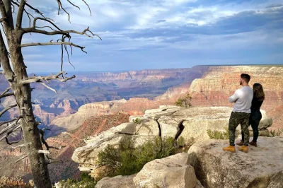 Feel the vastness of the grand canyon south rim on a small group day trip from phoenix. includes hotel pickup, comfort stops, and time to explore on your own.
