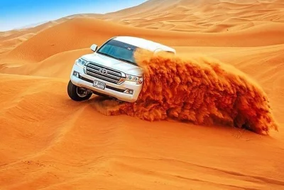 Feel the thrill of dune bashing near doha, try sandboarding, ride camels, and reach qatar’s inland sea with a small group and local guide—pickup included.