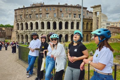 Feel rome’s pulse on an e-bike tour—colosseum, trevi fountain, and local markets with a roman guide. includes top-quality e-bike, helmet, and tasty snack.
