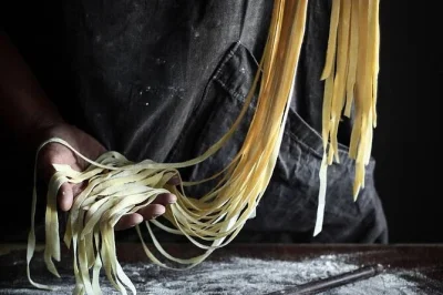 Make three types of fresh pasta in a medieval florence tower near brunelleschi’s dome, with unlimited tuscan wine, lunch, and a chef guiding every step.