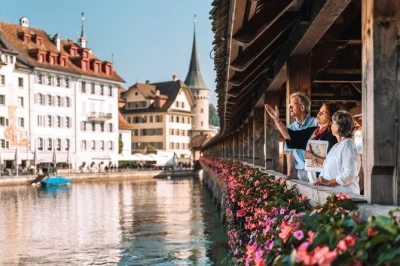 Step into lucerne’s medieval heart on a guided city tour—wander the chapel bridge, explore old town squares, and hear local stories with a small group.