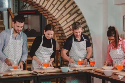 Let a local chef teach you to make fresh pasta and three classic spritz cocktails in central rome. includes recipes, drinks, and expert-led hands-on class.