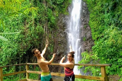 Feel the spray at dark view falls, wander historic fort charlotte, and unwind on buccama beach. includes pickup, local guide, drinks, and tropical fruits.