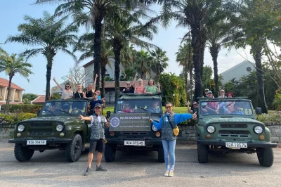 Feel the real vietnam on a hoi an countryside jeep tour—try mat weaving, taste rice wine, meet local families, and enjoy lunch. includes pickup & english guide.