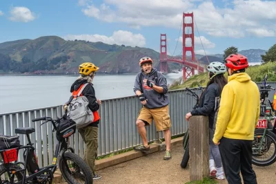 Erlebe die golden gate bridge mit dem fahrrad und einem lokalen guide – von fisherman’s wharf bis sausalito. inklusive fahrradverleih, helm & 24 stunden nutzung.