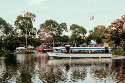 Glide along adelaide’s torrens river on the heritage popeye boat, hear local stories from your skipper, spot city icons & enjoy easy boarding with live commentary.