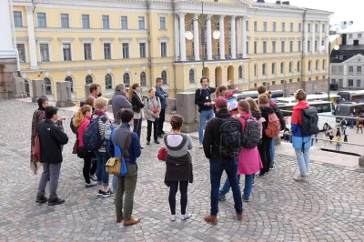 Start at helsinki’s senate square, explore oodi library, esplanadi park & uspenski cathedral with a local guide. join a tip-based group walk—includes insider tips.