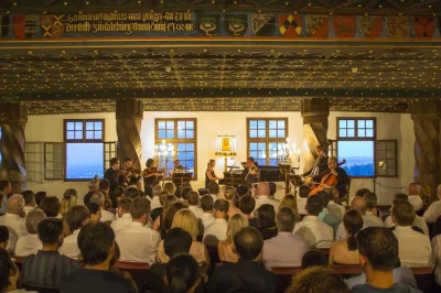 Hear mozart’s music in salzburg’s hohensalzburg fortress, with funicular ascent included. enjoy live classical works in the golden hall and city views at night.