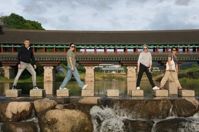 Walk jeonju hanok streets, taste boseong green tea ice cream, share tea with a monk & explore busan’s markets. includes hotels, all entry fees & english guide.