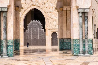 Feel the pulse of casablanca with a private car, guided entry to hassan ii mosque, strolls in the old medina, and optional lunch. includes hotel pickup.