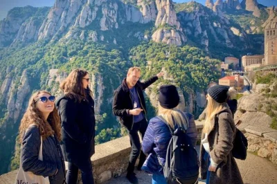 Leave barcelona behind for a guided montserrat day trip with monastery tour, basilica entry, free time to hike or eat, and private transport included.