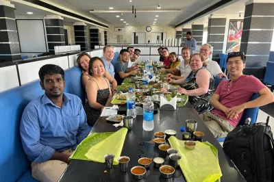 Start your mahabalipuram day trip from chennai with ancient temples, cave carvings, and a seaside lunch. includes hotel pickup, guide, and entry fees.