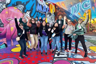 Sample creative bites, explore street art, and peek inside a vegas wedding chapel on this las vegas arts district walking tour with local guide and dessert included.