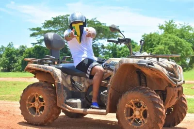 Feel the rush in montego bay with atv rides, ziplining, bamboo rafting, horseback riding, and a sunset stop at rick’s café. includes pickup and lunch option.