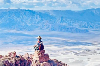 Feel the wild silence of death valley—sunset at zabriskie point, walk badwater basin’s salt flats, and stargaze under desert skies. small group, hotel pickup.