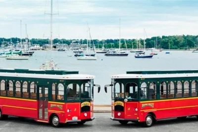 Step into newport’s gilded age on a trolley tour with breakers mansion entry, stories from local guides, and over 150 sights—includes admission and easy pickup.