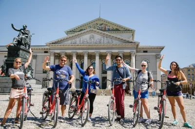 Feel munich’s history by bike, from marienplatz to the english garden surfers, with a lunch stop at a classic beer garden. includes bike, helmet & local guide.