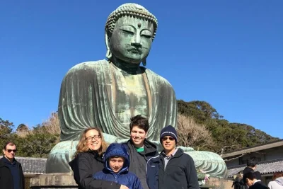 Feel the spirit of kamakura on a walking tour to the great buddha, taste street snacks, hike forest trails, and share lunch at a temple-run restaurant with a certified guide.