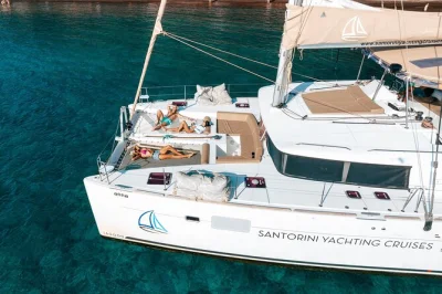 Start from santorini’s vlychada port, swim at red & white beaches, soak in volcanic hot springs, and enjoy a bbq lunch on a catamaran with transfers included.