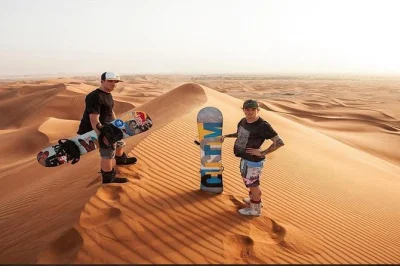 Feel the thrill of dubai’s red dunes with dune bashing, camel rides, sandboarding, live shows & bbq dinner. includes 4x4 pickup from dubai or sharjah hotels.
