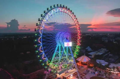 Prenota il tuo giro sulla angkor eye a siem reap. goditi viste a 360°, scopri angkor wat e rilassati nelle cabine climatizzate. conferma istantanea del biglietto.