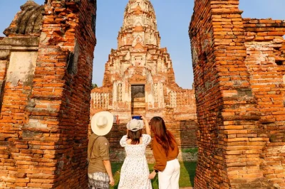 Step into ayutthaya’s ancient temples, see the summer palace, and catch the famous buddha head in tree roots—all with entry tickets and easy pickup from bangkok.
