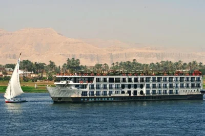 Float above luxor at sunrise, sail the nile to aswan, explore ancient temples with an egyptologist, and enjoy full-board comfort. includes pickup & all transfers.