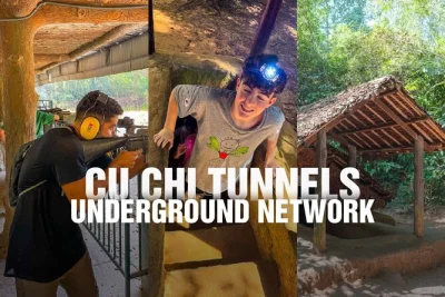 Entdecke die cu chi tunnel in vietnam, erkunde das unterirdische labyrinth, probiere maniok mit tee und genieße den transfer mit abholung vom hotel in ho-chi-minh-stadt.