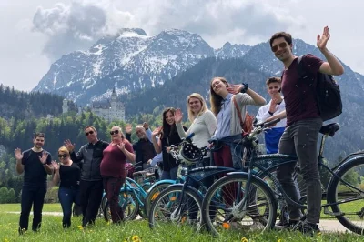Feel the bavarian countryside on a neuschwanstein castle day trip from munich, with scenic bike ride, brewery lunch, and skip-the-line castle entry included.
