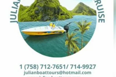 Feel the spray of the caribbean on a st lucia boat tour—see the pitons, snorkel sugar beach, soak in volcanic mud baths, and enjoy a home-cooked lunch. pickup included.