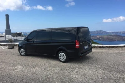 Arrive relaxed with private santorini transfer to fira, oia, kamari & every village. friendly driver waits for you—no stress if your ferry or flight is late.