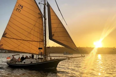 Erlebe san diego bay auf einer vintage-yacht mit captain phil, genieße craft beer, weißwein und tolle stadtblicke. inklusive getränke, snacks und lokaler insider-storys.