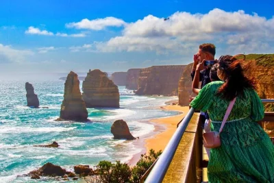 Feel the wild coast at the 12 apostles, walk loch ard gorge, and spot koalas on a small-group great ocean road tour from melbourne—includes pickup and morning tea.